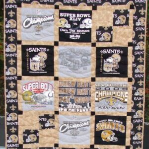 Go Saints Quilt Blanket Lk08  Quilt